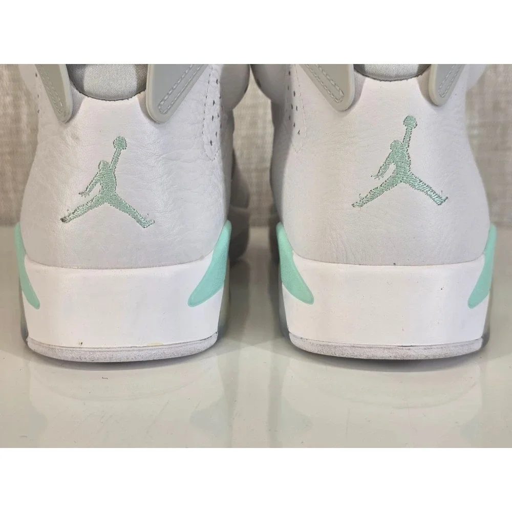 Nike‎ Air Jordan 6 Retro Mint Foam White Grey Sneakers DQ4914-103 8.5 052/024